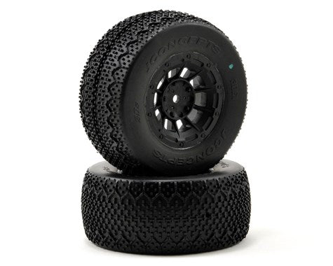 3D's Pre-Mounted SC Tires (Hazard) (2) (SC5M) (Green)