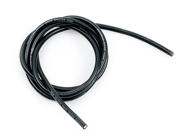 Super Flex Silicon Wire Black 12AWG 1M