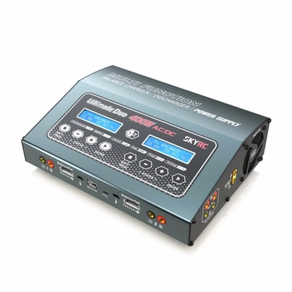 Ultimate Duo 400w Balance Charger/Discharger/Power Supply 1-7s 20a