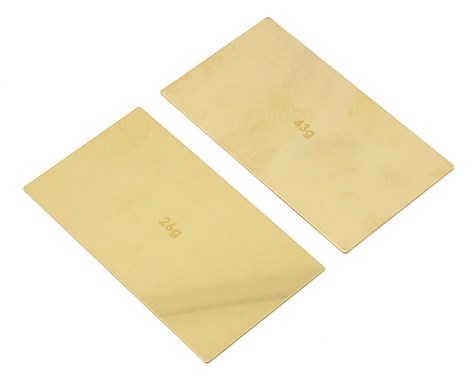 锂聚合物电池黄铜配重板套件（1x 26g 和 1x 43g）